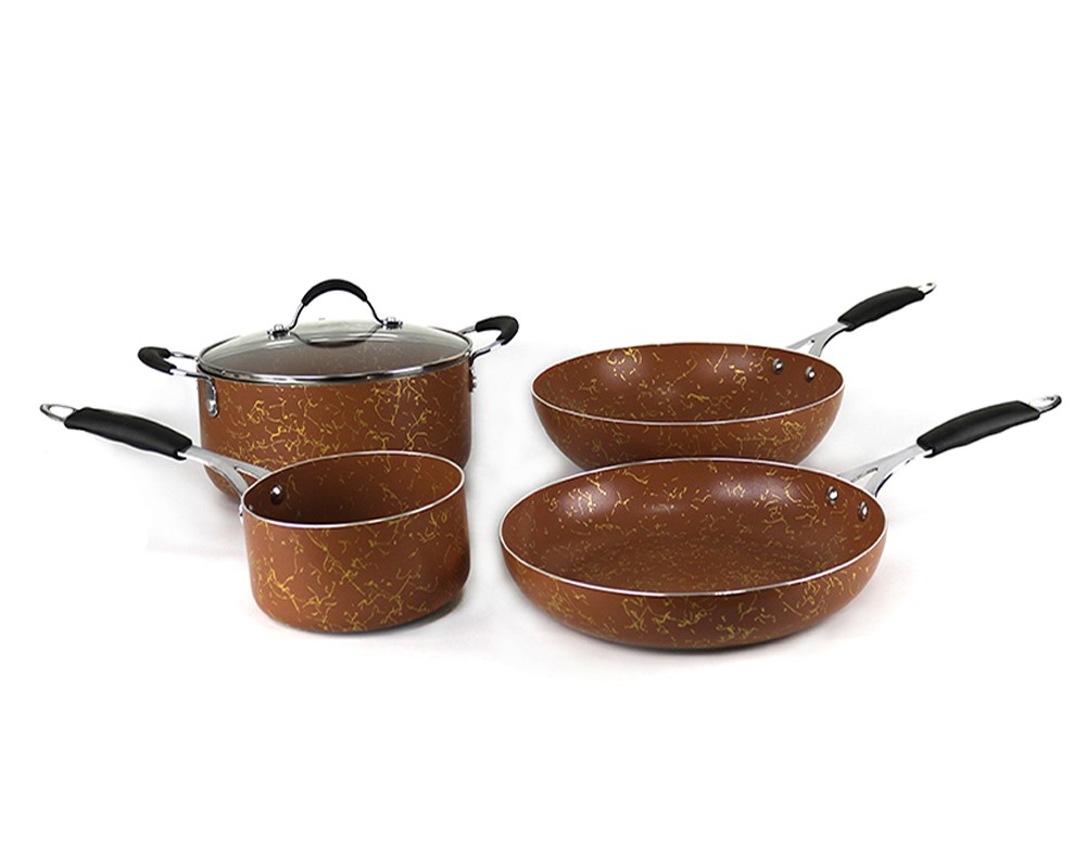 High Quality Granite Pot Sets Non Stick Cook Ware Cooking Pot Kitchen Aluminum Cooking Pot Woks