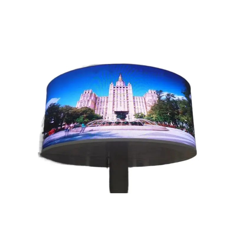 Outdoor led Cylindrical screen p10 Full color display Shopping Plaza Hotel cinema Outdoor led Advertising screen