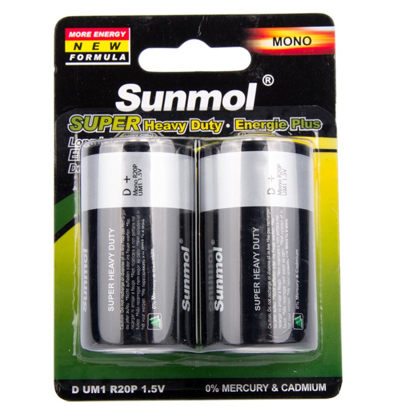 Hot Sale 1.5 volt UM1 Size Batteries D Zinc-Carbon Battery R20 Primary Battery With OEM Service