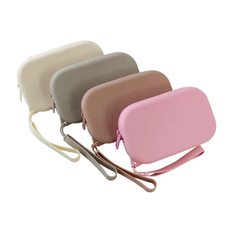 Custom Silicone Pouch Coin Purse for Women Cute Small Wallets Change Purse Coin Pouch