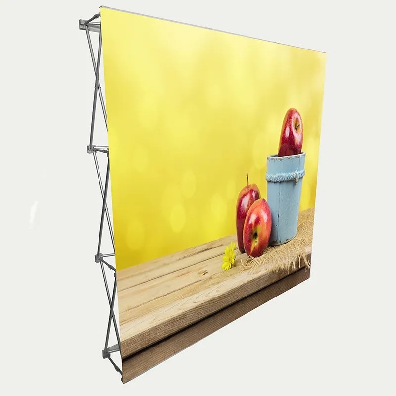 custom fabric event pop up backdrop stand aluminum table display stand pop up 20ft pop up stand trade show display