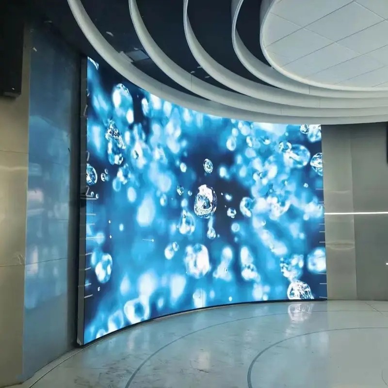 Property sales Center hotel lobby P2 HD indoor full color led Electronic signs nationwide door-to-door installation