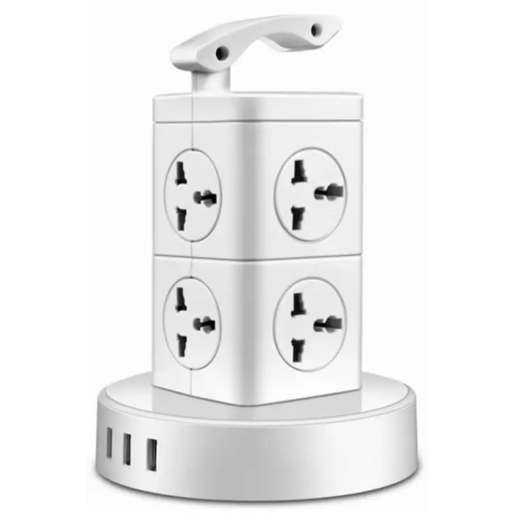 Hot selling socket converter with 3 USB charging ports, power adapter travel adapter, electrical socket