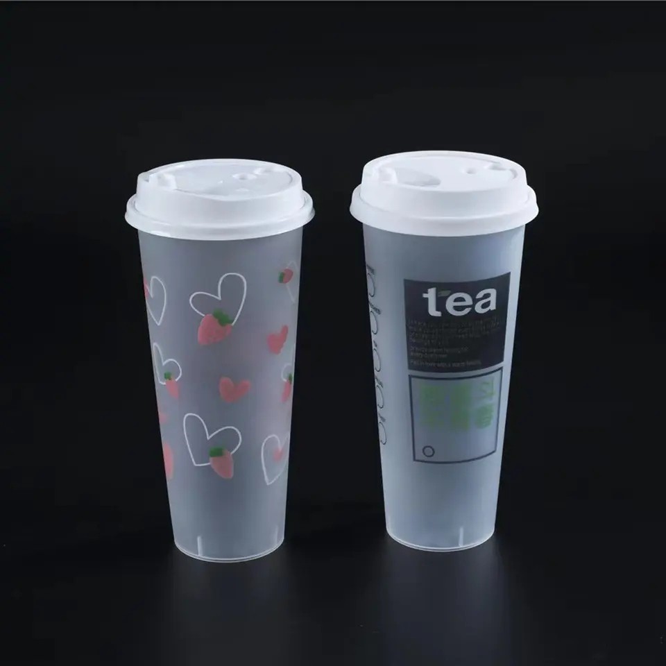 Cold Cup Plastic 16 24 32 Oz Spill Proof Clear Pet Disposable Customize Beer OEM Wall Tequila Logo Vodka Accessory Style Coffee
