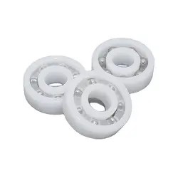Factory direct supply stainless steel ball POM deep groove ball bearing 608 food medical grade plastic bearing production wholes