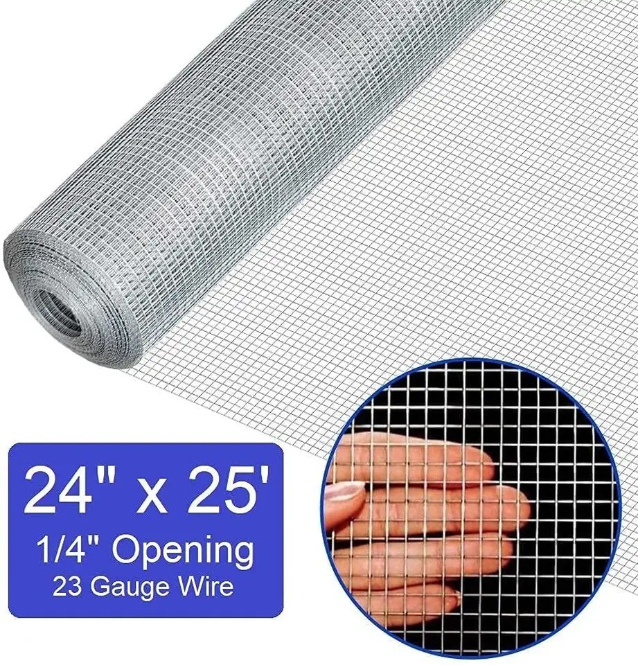 China hot sale 1/4 Inch welded wire mesh / hardware cloth