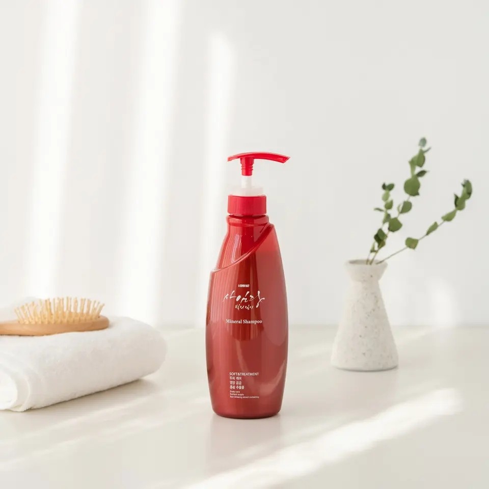 Saimdang Korean oriental medicine, ginseng hair shampoo for anti-hairloss and nutrition salon anti-dandruff