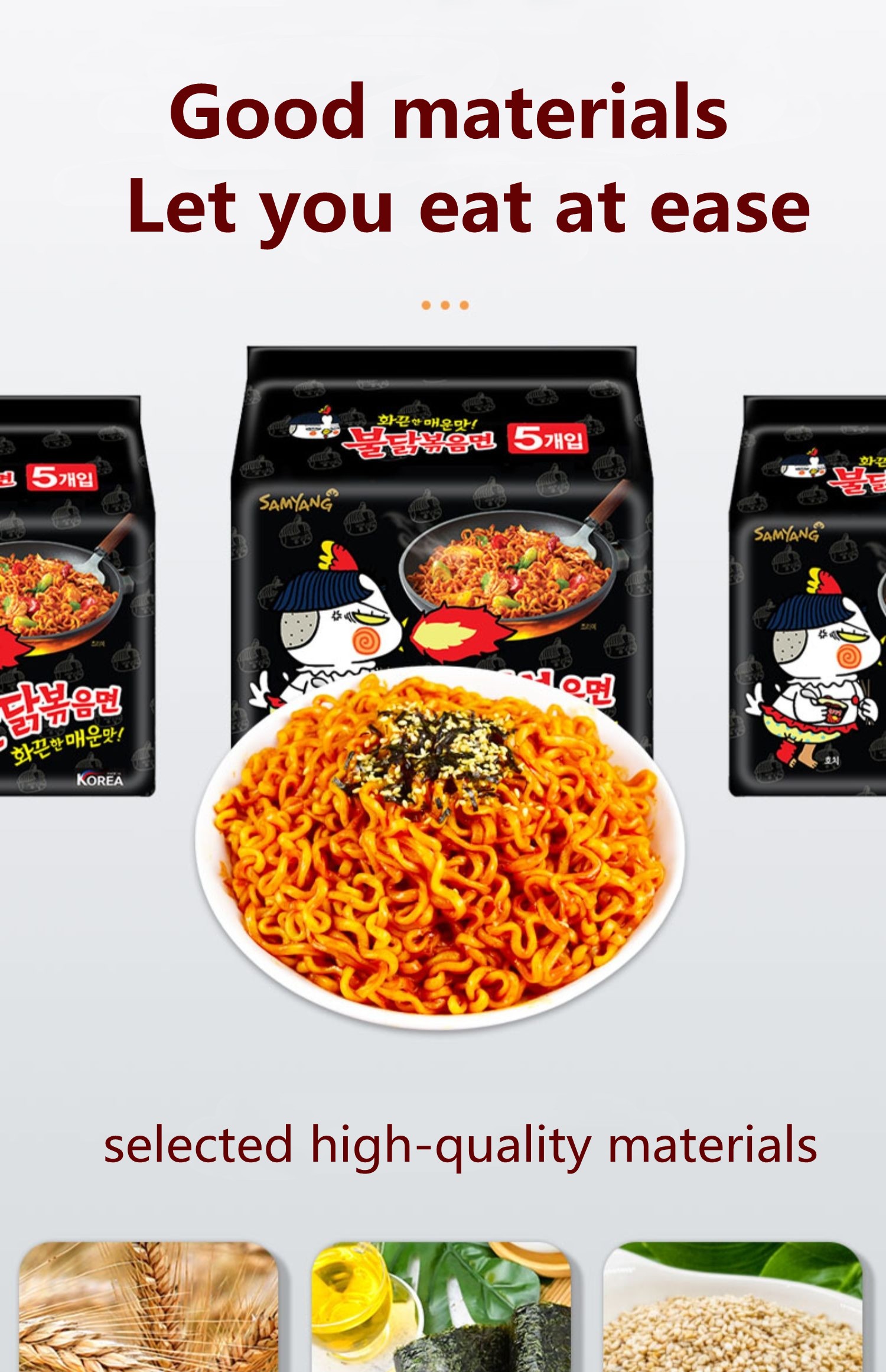 Wholesale chines brand baixiang Instant Noodles Turkey halal Ramen Quick Cooking Korean Noodle