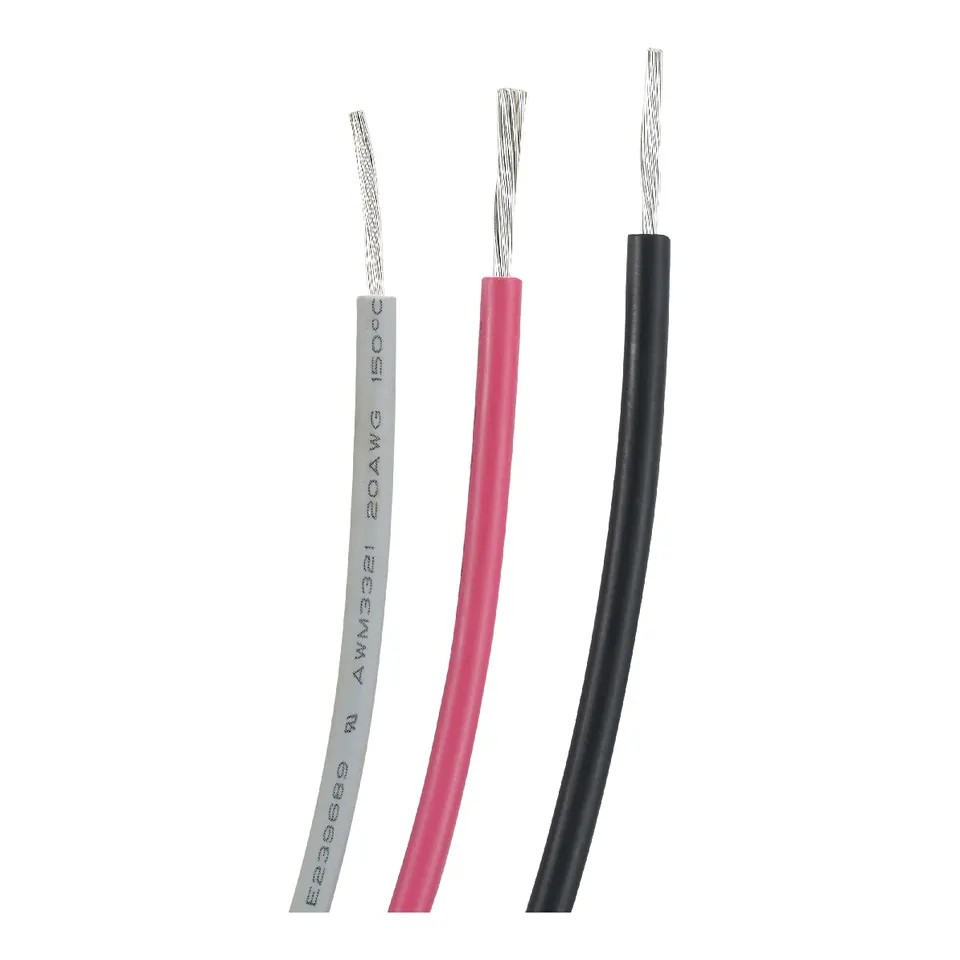 UL3265 32AWG 150V/125C XLPE insulated flexible electrical cable tinned copper wire for home appliance,new energy,white grey