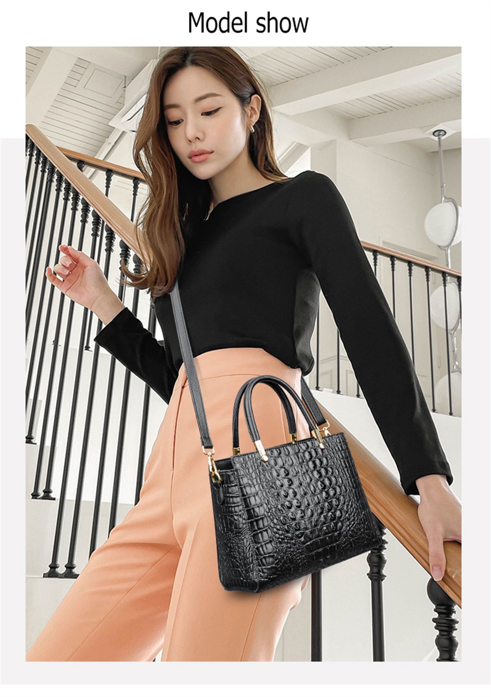 New Fashion Designer Unique Luxury Large Capacity Female Handbags PU Leather Tote Hand Bag for Women