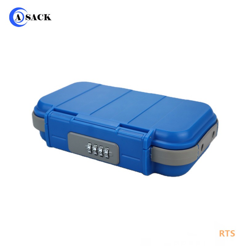 Asack G13 Portable Safe with Resettable Combination Lock Personal Safe Box for Travel Beach Key Storage