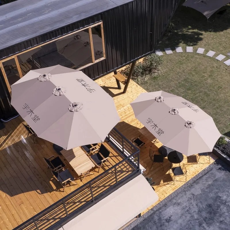 4M Custom Wholesale Luxury Restaurant Cantilever Patio Garden Outdoor Umbrella Wholesale