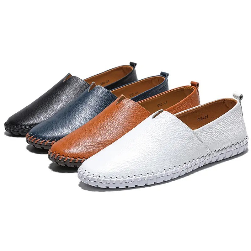 Hot Sale Business Men's Casual Genuine Leather Formal Shoes Breathable Large Size 50 Dress Shoes For Men