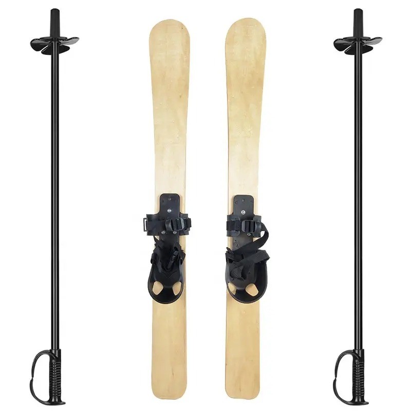 2022 Hot Selling Wooden Kids Ski Set