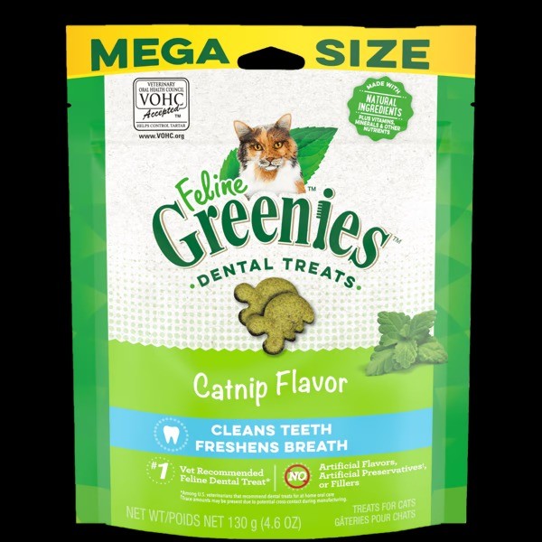 FELINE GREENIES™ Catnip Dental Cat Treats 130g