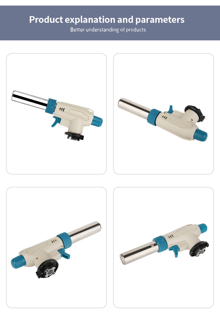 Hot Sale Camping Flame Gun Ceramic Torch Cooking Gas Torch Flamethrower Fire Gun Lighter