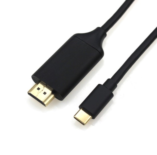 6FT 1.8M black 4K 30HZ 60Hz USB 3.1 USB C Type C to HDMI cable