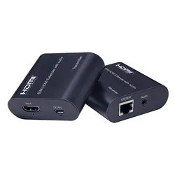 1080p 60M HDMI Extender with audio CAT5E/6 Ethernet Cable stereo output transmitter receiver EDID management