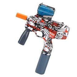 Zhorya New Kids Plastic Outdoor MP9 Gell Submachine Electric Automatic Gel Ball Blaster Gun Toys