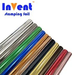 INVENT FOIL China Factory Supplier Metallic Glossy Hot Foil High Quality Hot Stamping Foil For Leather