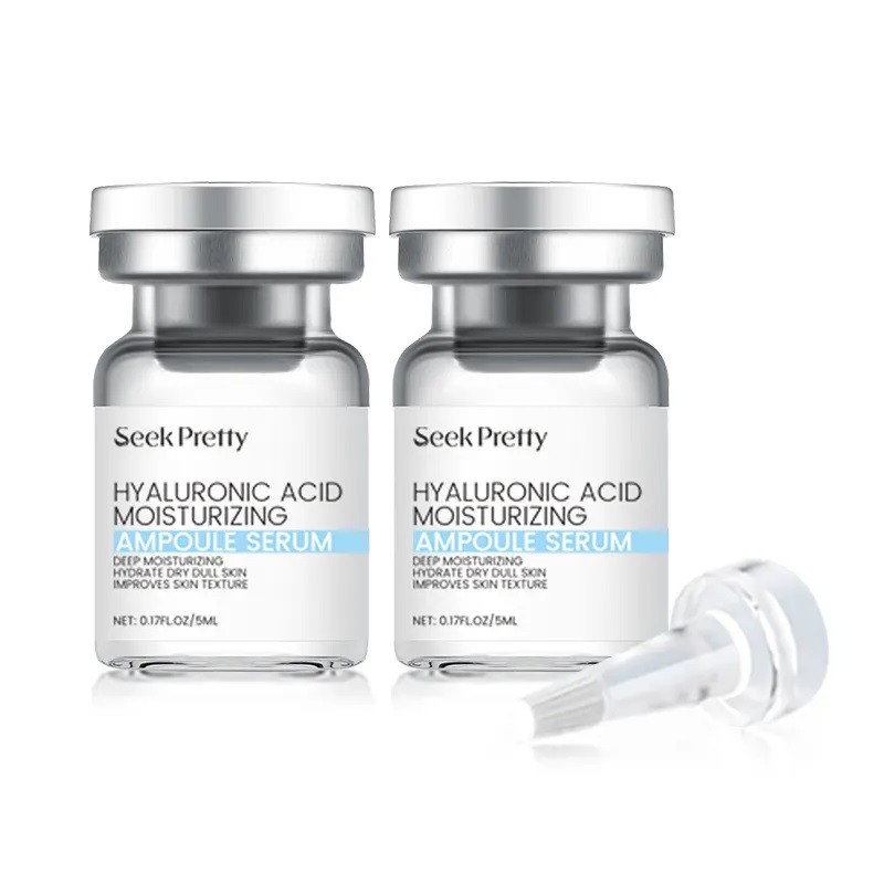 Private Label Alpha Arbutin Brightening Skin Care Stem Cell Microneedle Ampoules Spa Hyaluronic Acid Face Serum