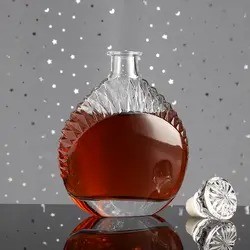150ml 250ml 500ml Clear Empty Fruit Wine Glass Bottles Wine Liquor Spirit Vodka Gin Rum Storage Bottle With Cork