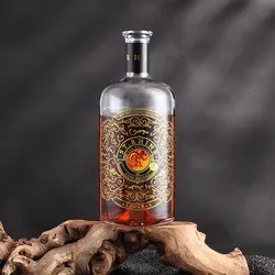500MLWhiskey Empty Bottle Glass Bottle Wholesale Wine Bottle