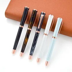 Rose gold pen clip metal pen roll printing roller pen full printing