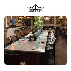 Goldtop OEM/ODM Marmor Marmar blue marbletv background marble wall panel marble tiles for bathroom walls