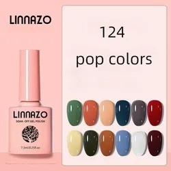 124 Colors Uv Gel Nail Polish Private Label Nail Glossy Popular Phototherapy Glue Oem Gel Polish Gel