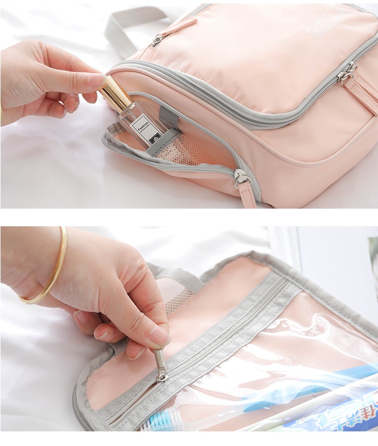 Wholesale Custom logo Multifunctional Travel Makeup bag Hanging Large Waterproof Toiletry Bag Women Cosmetic Bags For Outdoor