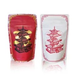 Custom Logo 1oz 28g / 7 gram / 4x5 inch 3.5 g ziplock packaging edible candy bag ice cream smell proof zipper mylar plastic bag