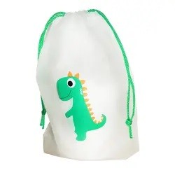 Custom Large Eco Friendly Drawstring Bag Plastic Frosted Transparency Pouch Packaging Poly Bag Pocket For Clothes