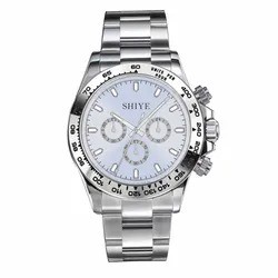 Professional large watch factory stainless steel luxury men's watch 10ATM waterproof green dial
