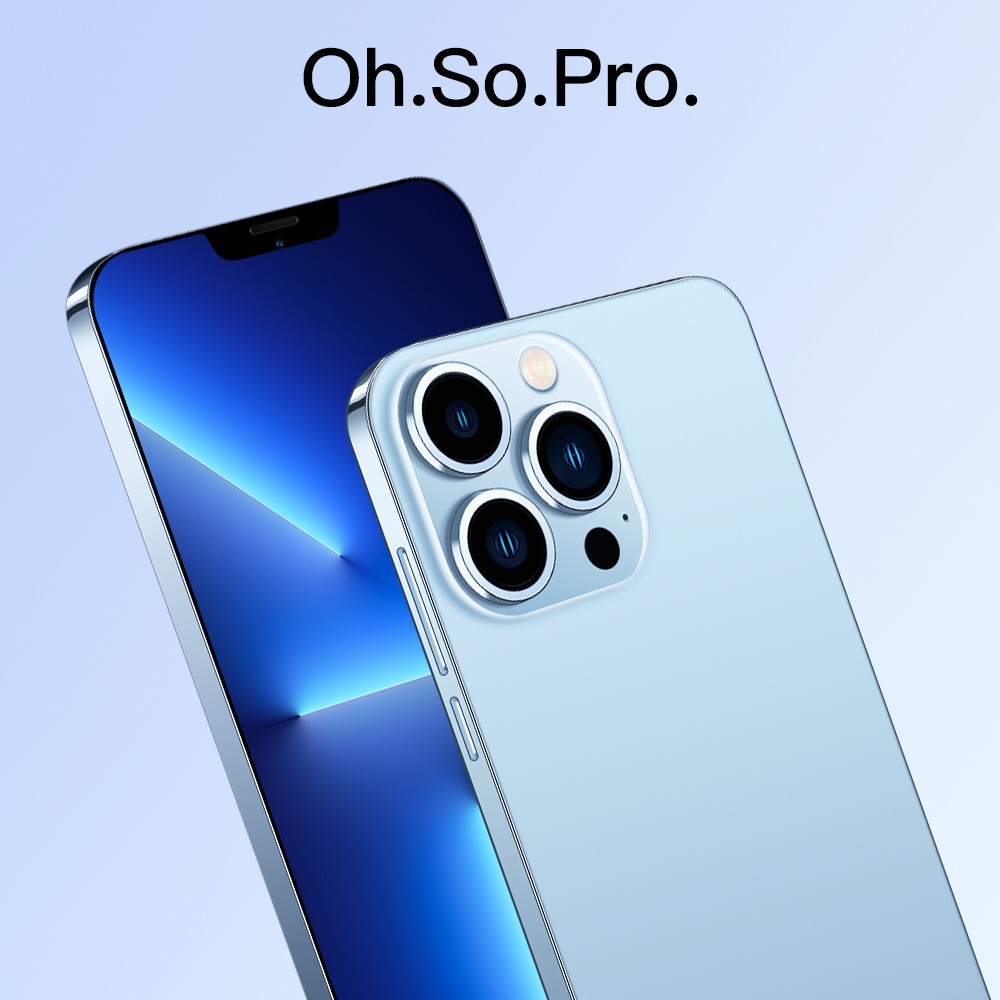 Original 13 Pro Max 6.7 inch 16GB + 512GB smartphone 10 core 5G LET phone HD screen face ID Global version mobile phone 13