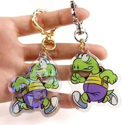Anime Keychain Acrylic Keychains Key Cover Chain Keyring Jewelry Accessories Gifts
