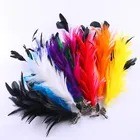Cheap Wholesale Decoration Accessories Women's Chicken Feather Headwear DIY Beautiful Feather Headwear Corsage