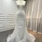 Factory Direct New Style Design Sequins Lace Wedding Dress For Women 2023 Mermaid Wedding Dress Apparel & Accessories