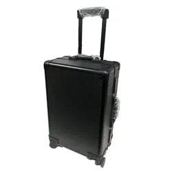 Ultra light carbon fiber intelligent luggage 20/24/28 inch business travel fingerprint lock USB charging interface trolley case