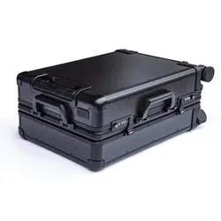 Hot High quality portable luxury travelling Carbon fiber luggage travel usb charging port smart Suitcase trolley bags