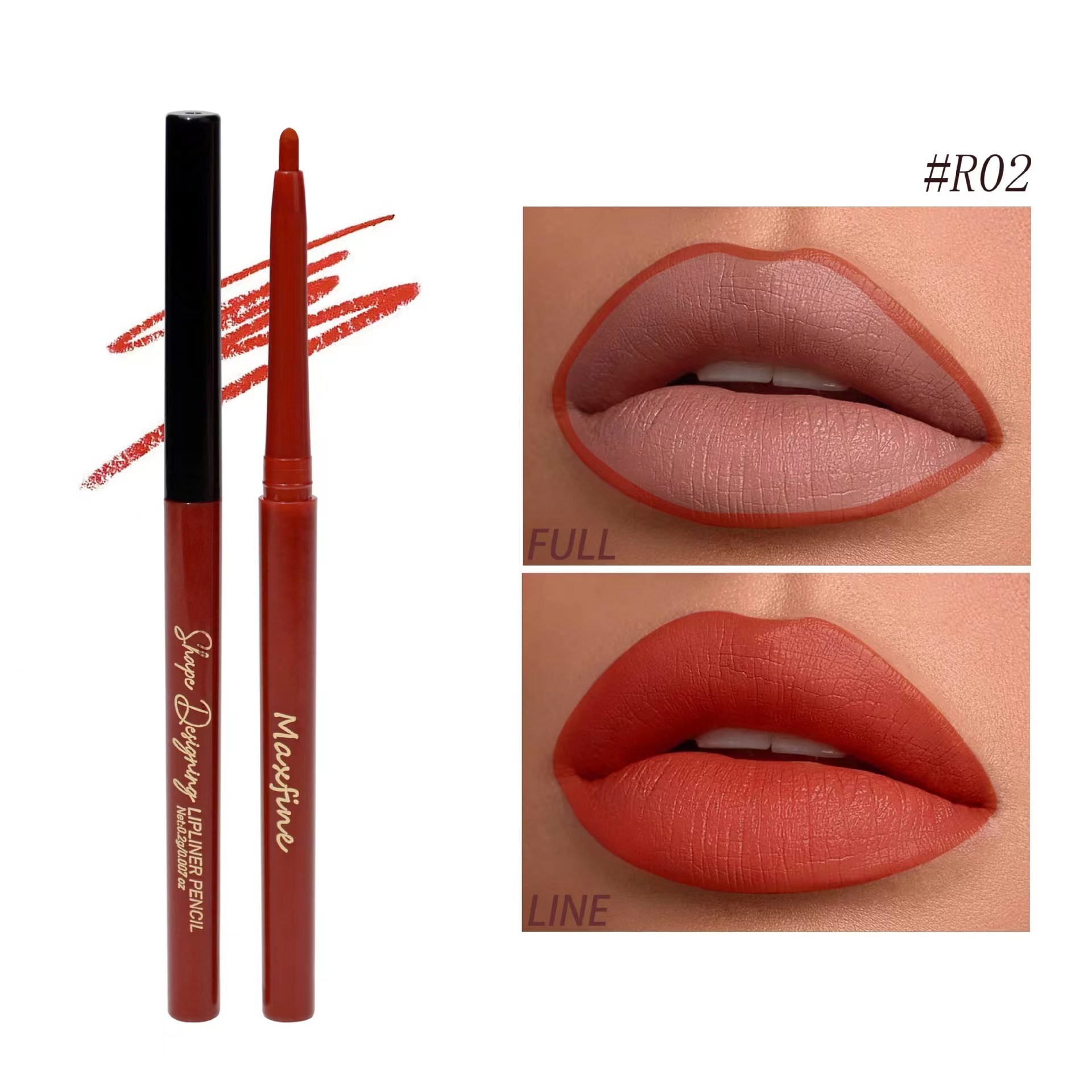 24 Colors Lip Liner Private Label No Logo Waterproof OEM Makeup Tools Item Beauty Pencil Feature Form Multi Origin Type Care GU