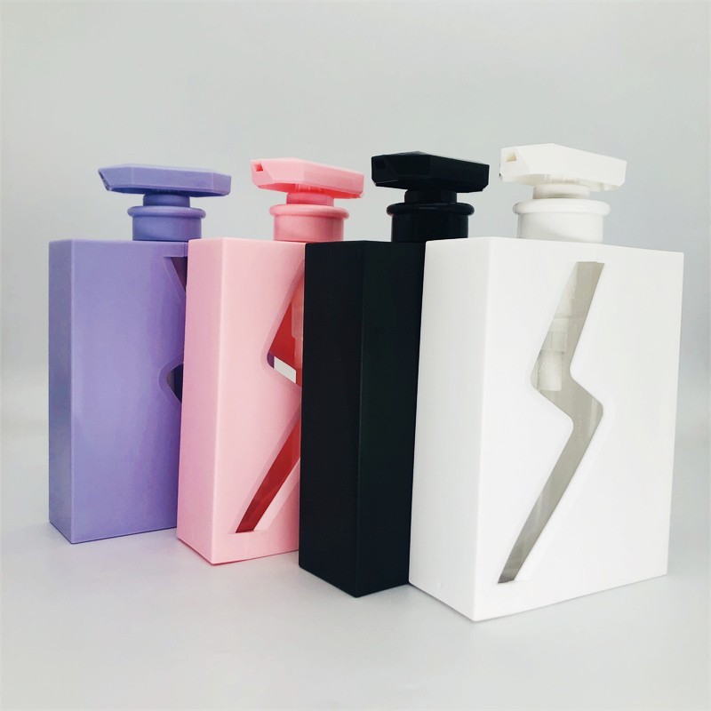 Plastic Shampoo Bottle ForHair PInk Purple Black White Conditioner Wholesale Shampoo Bottles Luxury 500ml