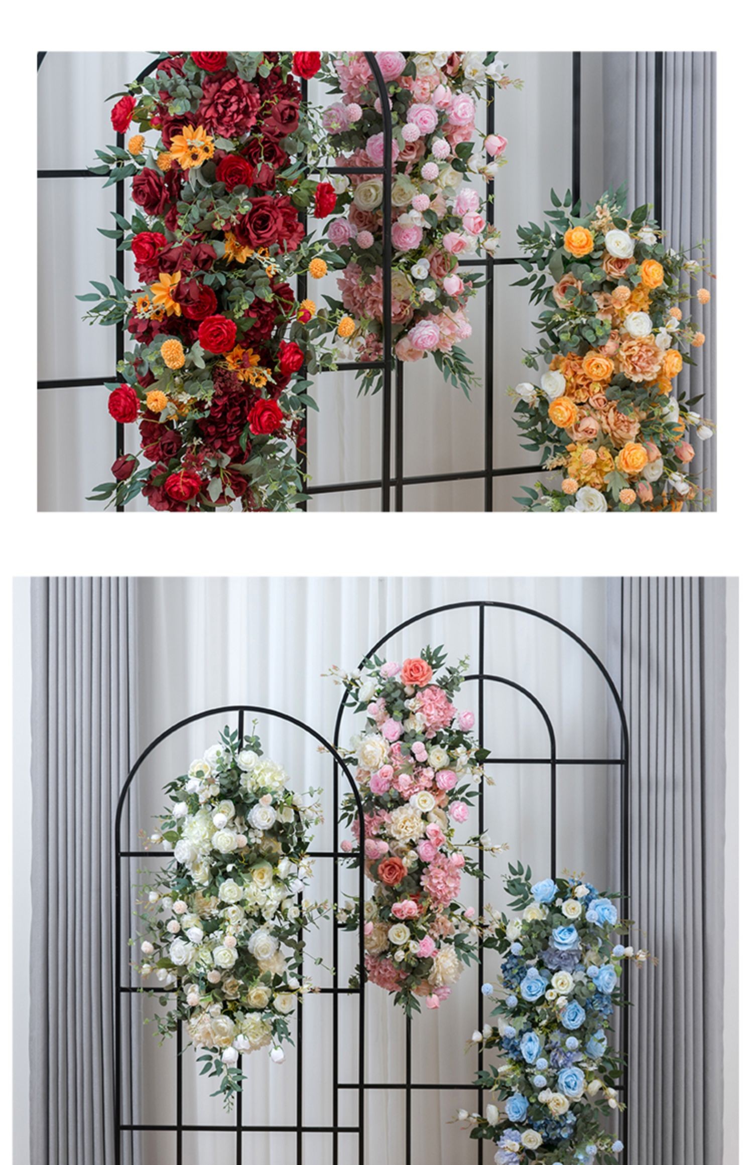 wedding centerpieces & table decorations decorative flowers wreaths and plants Artificial flower wall decorations for home