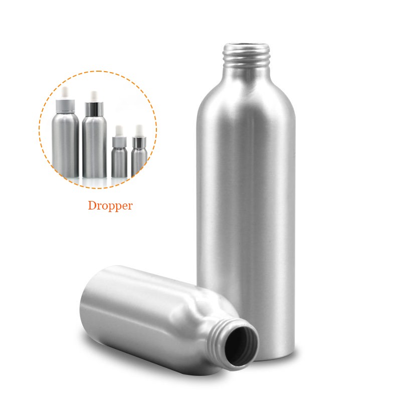 Cosmetics Personal care Environment-friendly recyclable metal aluminum bottle