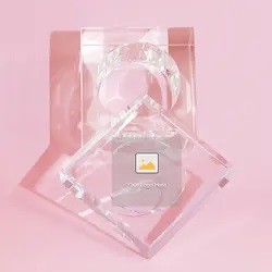 Nail Liquid Cup Monomer Crystal Diamond Glass Acrylic Liquid Cup Nail Design Tools Monomer Dappen Dish Nail With Lid