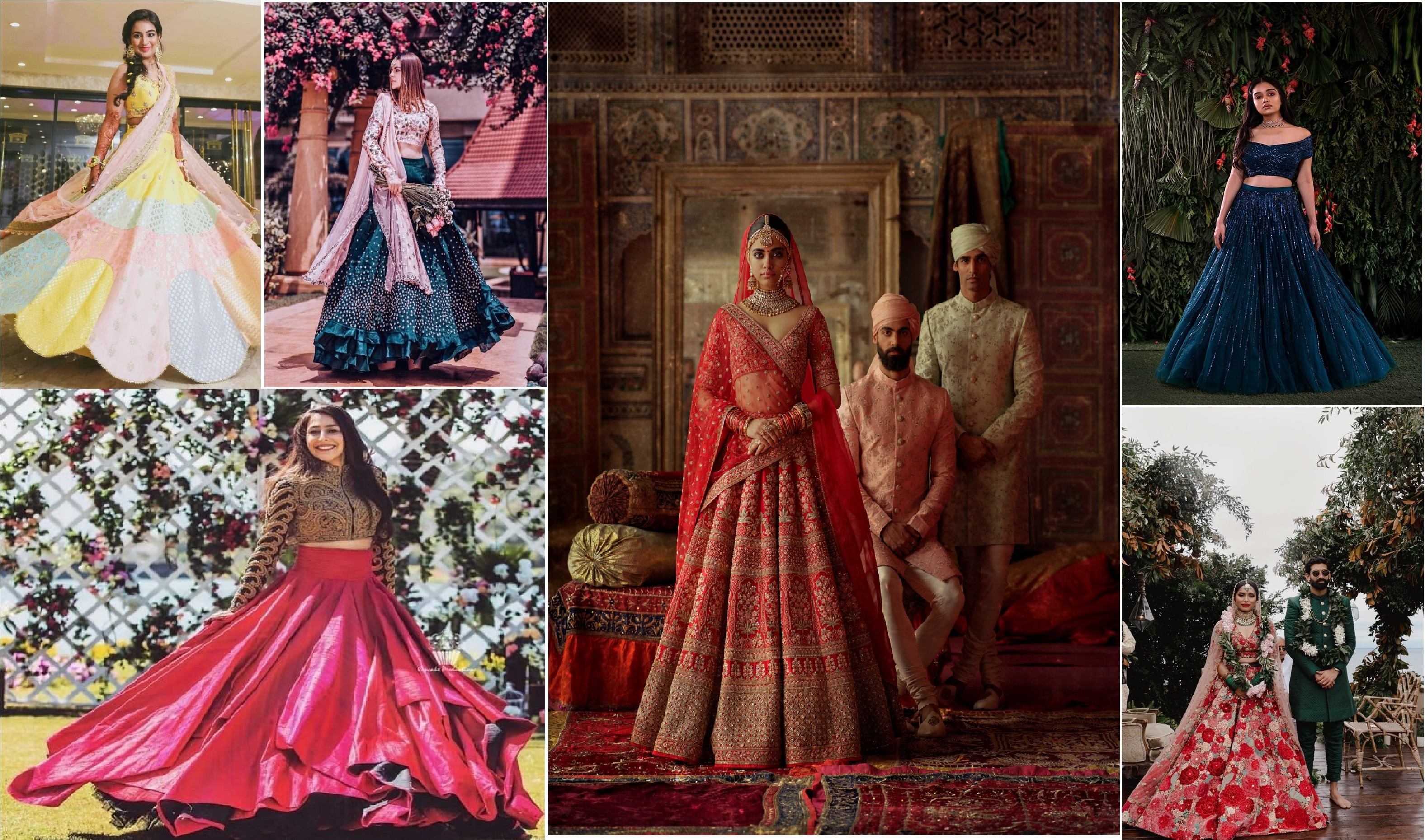 Indian Bridal Collection Wedding Party Bridal Wear Lehenga Choli Bollywood Lehenga For Girls To Wear Party Wear 2023 India Surat