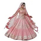 DGB Export Latest Heavy bridal wear net lehenga with designer look for wedding and occasion lahnga choli for girls 2023