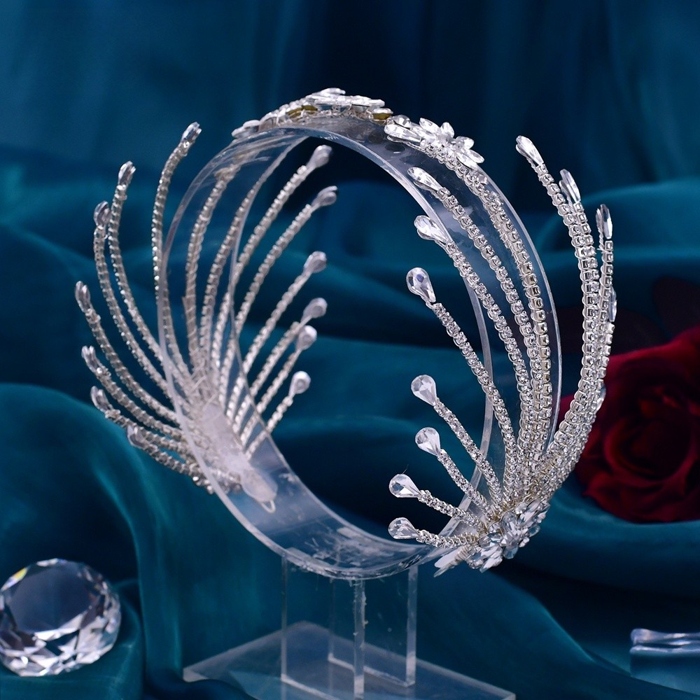 Feishiluo Luxurious bridal headdress elegant simple super fairy headband wedding dress accessories HP476