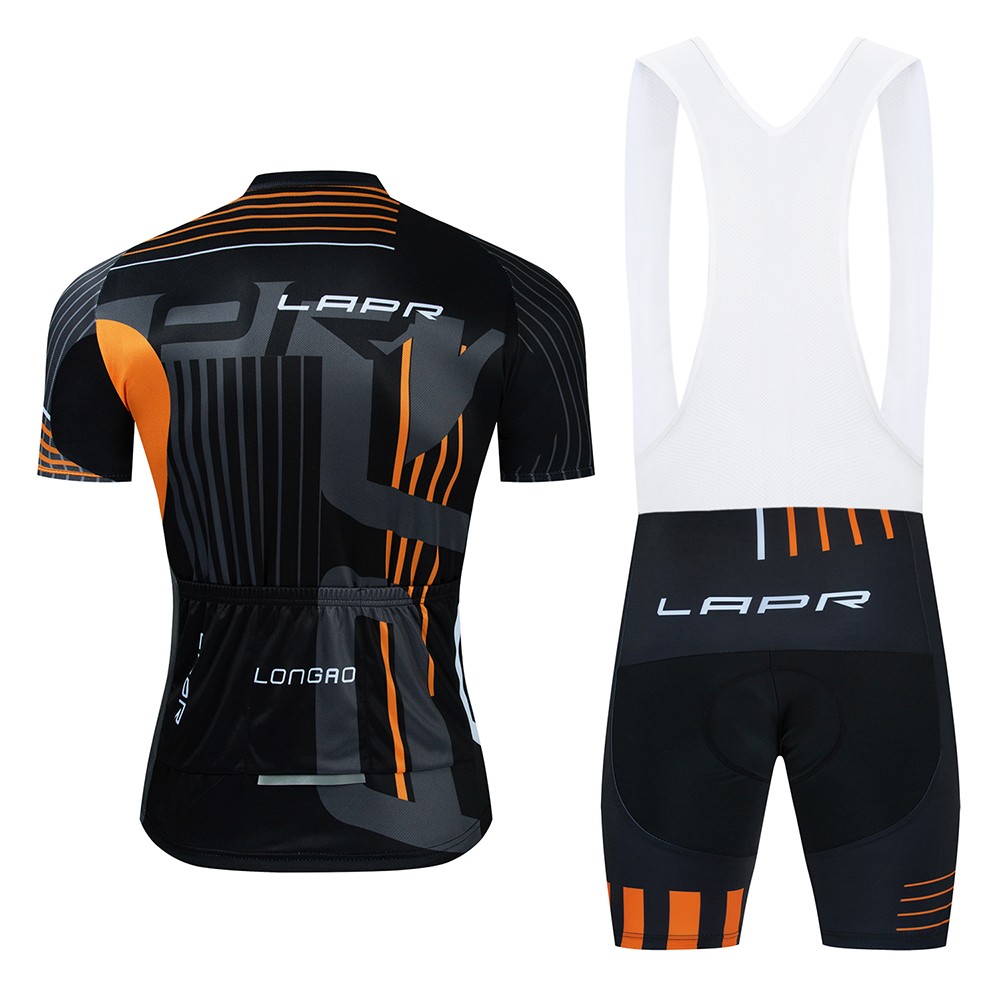 Factory direct sales OEM customized short sleeved cycling suit, sweat absorbing and breathable suspender pants, top selling tren