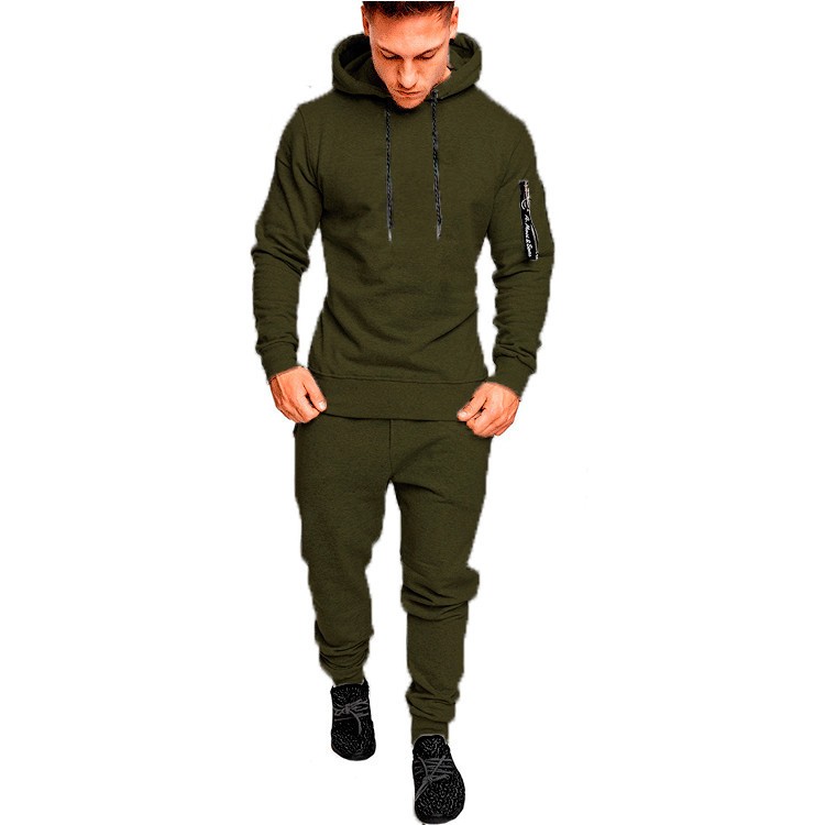 New men's outdoor fitness sports leisure camouflage cover heat sublimation camouflage set